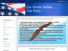 Tablet Screenshot of farnorthdallasteaparty.org